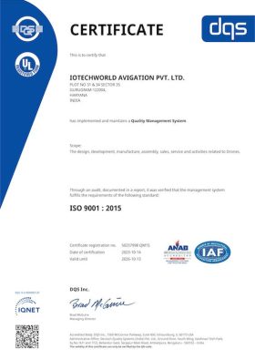 IoTech- QMS certificate